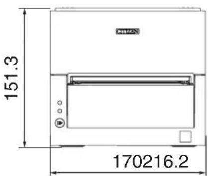 CITIZEN CTS4500 - External Views and Dimensions - 2
