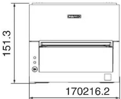 CITIZEN CTS4500 - Viste edimensioni esterne - 2
