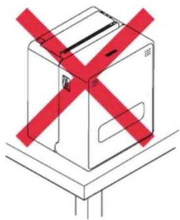 CITIZEN CTS4500 - Precauciones para la instalacion de la impressora - 2