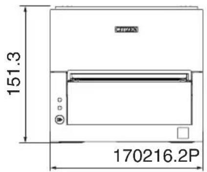 CITIZEN CTS4500 - External Views and Dimensions - 8