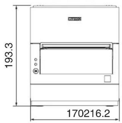 CITIZEN CTS4500 - Viste edimensioni esterne - 5