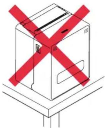 CITIZEN CTS4500 - Précautions d'installation de l'imprimante - 1