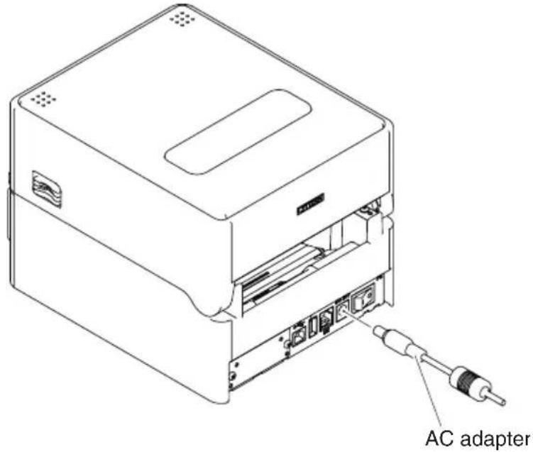 CITIZEN CTS4500 - Connecting the AC Power Cord - 1