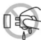 CITIZEN CTS4500 - Observez les précautions suivantes pour l'alimentation électrique et le cordon d'alimentation : - 2