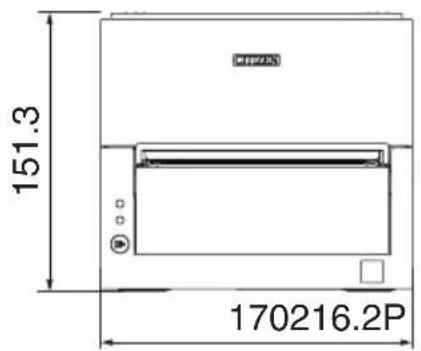 CITIZEN CTS4500 - Vues et dimensions externes - 8