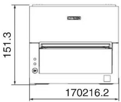 CITIZEN CTS4500 - Vues et dimensions externes - 2