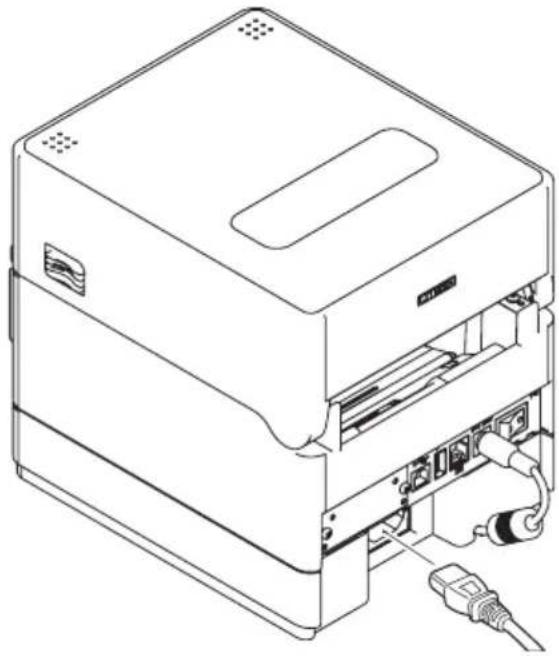 CITIZEN CTS4500 - Connecting the AC Power Cord - 2