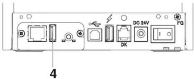 CITIZEN CTS4500 - Connecting a USB Device - 2