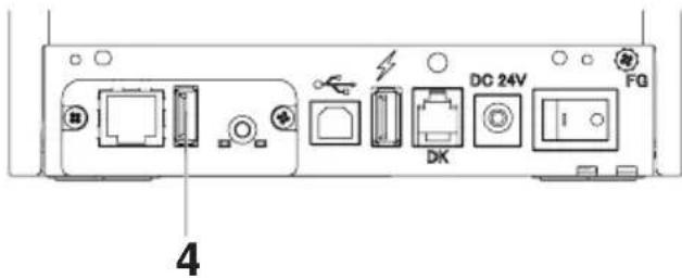CITIZEN CTS4500 - Conexión de un dispositivo USB - 2