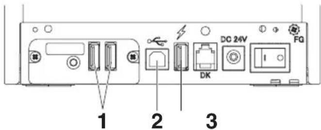 CITIZEN CTS4500 - Connecting a USB Device - 1