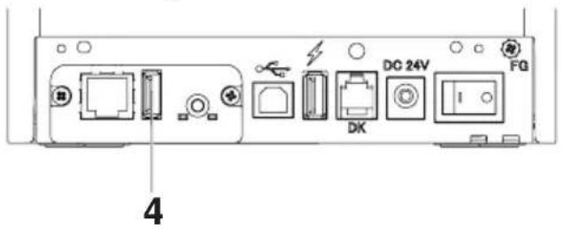 CITIZEN CTS4500 - Anschlieben eines USB-Geräts - 2