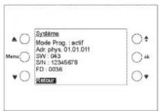 THEBEN VARIA 826 S WH KNX - Réglage de l'écran - 1