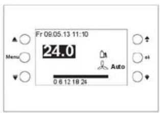 THEBEN VARIA 826 S WH KNX - Accès rapide – régulation de la température ambiante - 1