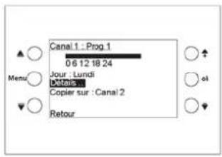 THEBEN VARIA 826 S WH KNX - Réglage du programme horaire - 2