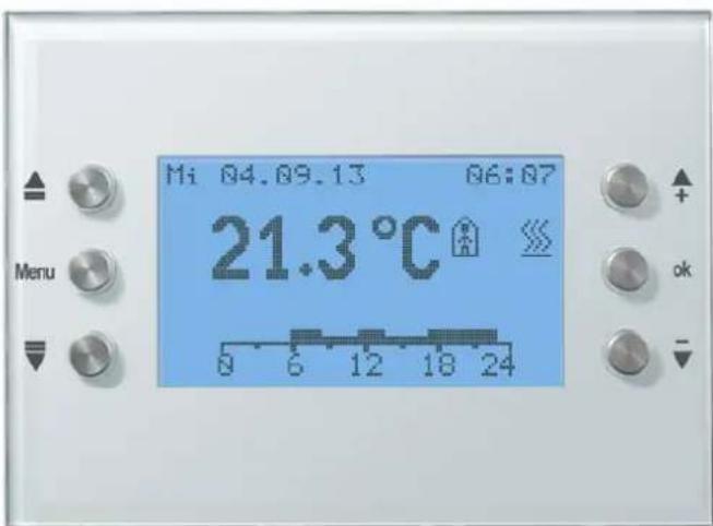 THEBEN VARIA 826 S WH KNX - Régulateur de température ambiante avec affichage VARIA 826 s KNX - 1