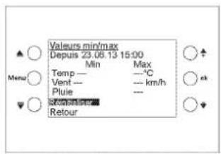THEBEN VARIA 826 S WH KNX - Réinitialisation des valeurs min/max - 1