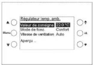 THEBEN VARIA 826 S WH KNX - Menu régulateur de température ambiante - 2