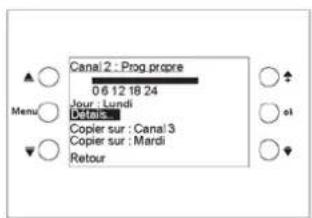 THEBEN VARIA 826 S WH KNX - Réglage du programme horaire - 7