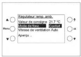 THEBEN VARIA 826 S WH KNX - Menu régulateur de température ambiante - 3
