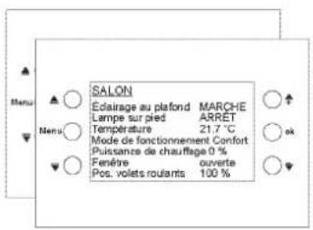 THEBEN VARIA 826 S WH KNX - Menu prévisions météorologiques (6 h) - 2