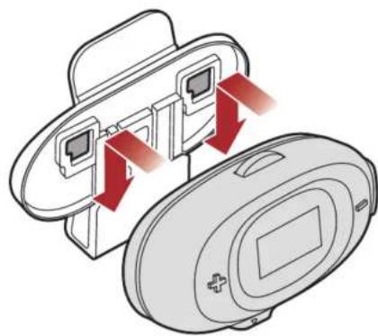 Sena 5R lite - Utilisation de la pince pour le module principal du casque audio - 1