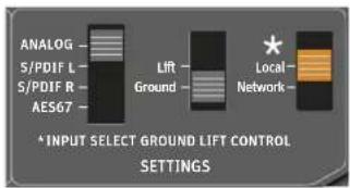 NEUMANN V 402 - Selectionner le mode de contrôle et l'entrée audio - 1