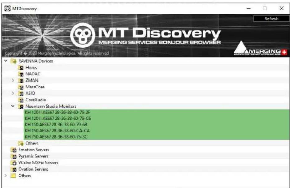 NEUMANN V 402 - Acceder à l'interface réseau via un navigateur web - 1