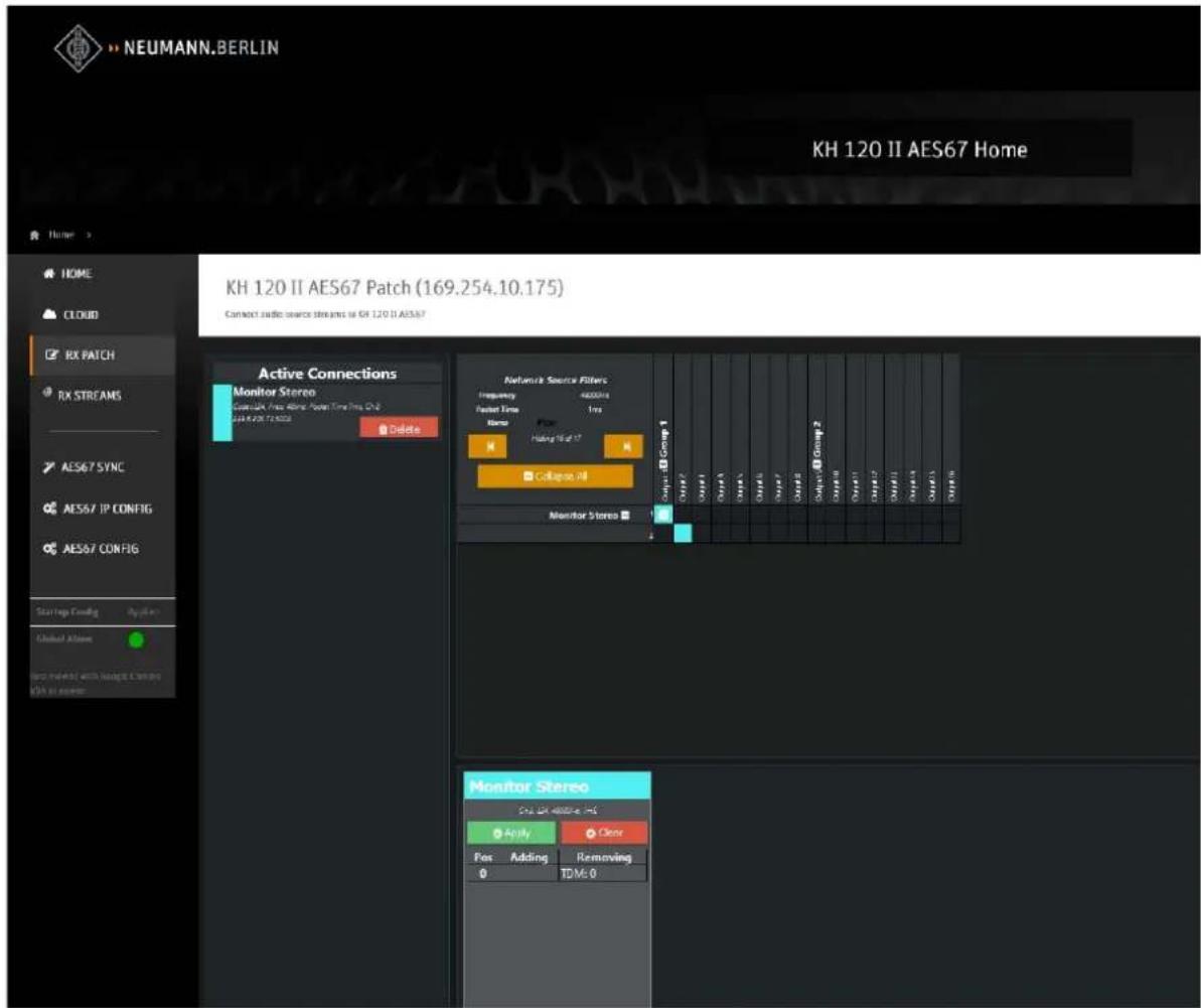 NEUMANN V 402 - Routage avec RX PATCH - 1