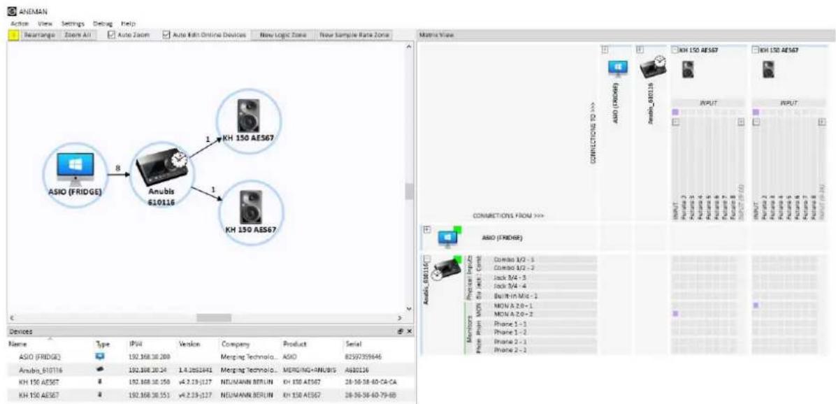 NEUMANN V 402 - Pour établier une connexion : - 1