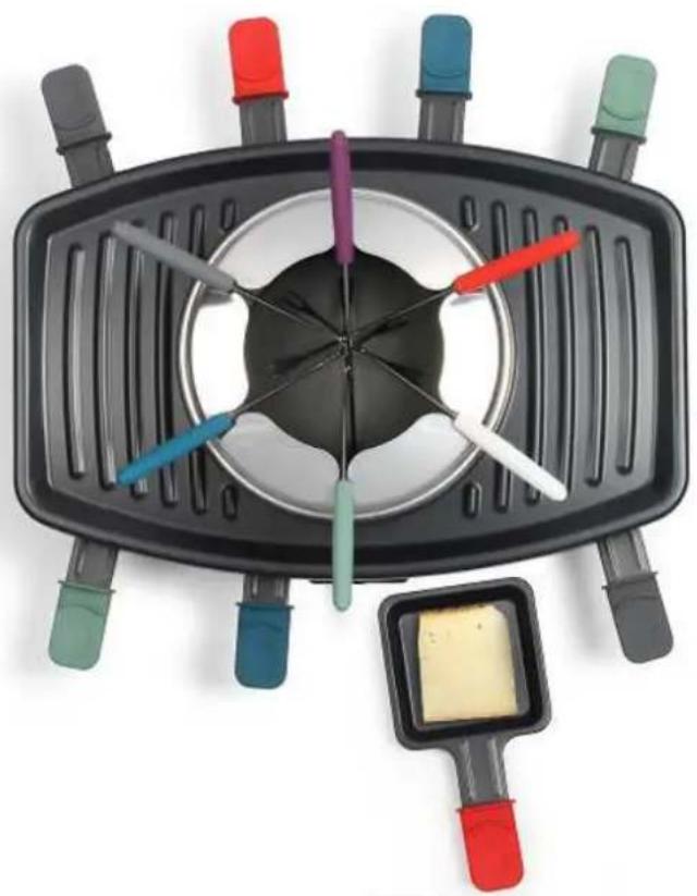 LIVOO DOC233 - Set a raclette, gril et fondue - 1