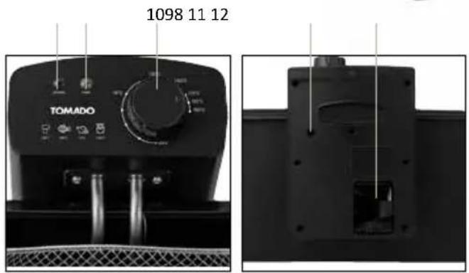 Tomado TDF5001B - Description du produit - 2