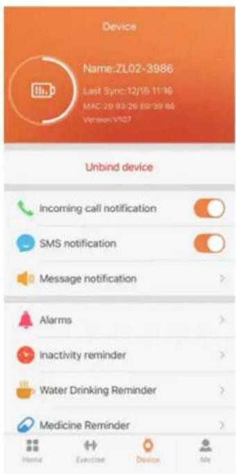 LIVOO TEC616 - BIND SMART BRACELET WITH APP - 4