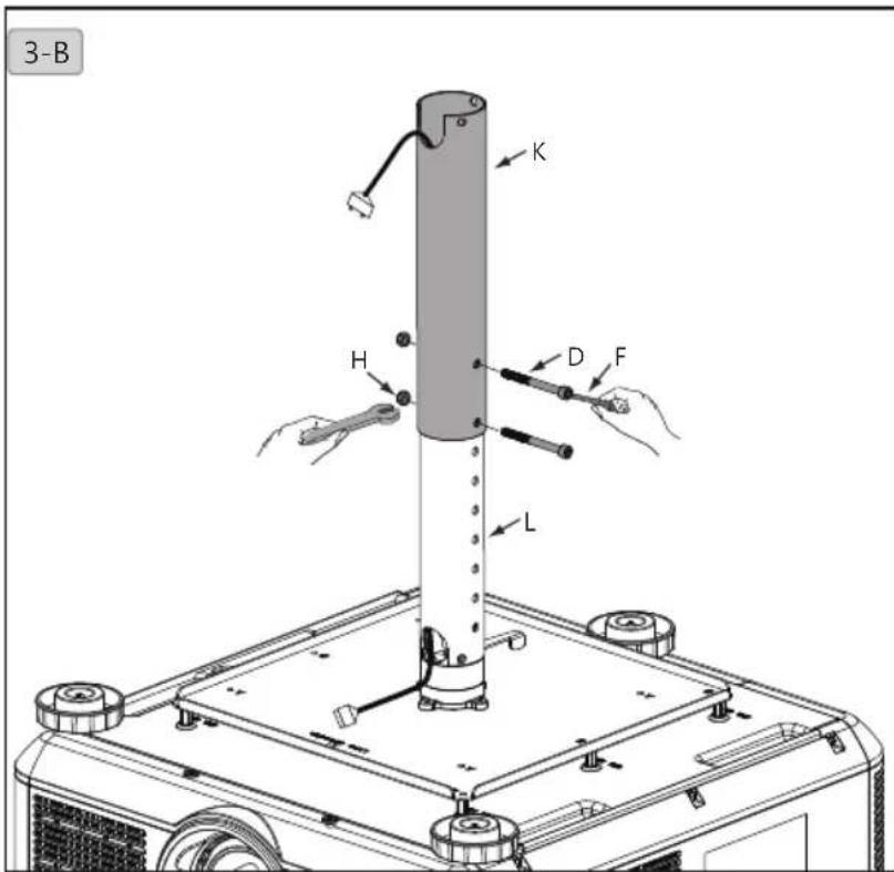BENQ HT8050 - Select length of projector holder - 4