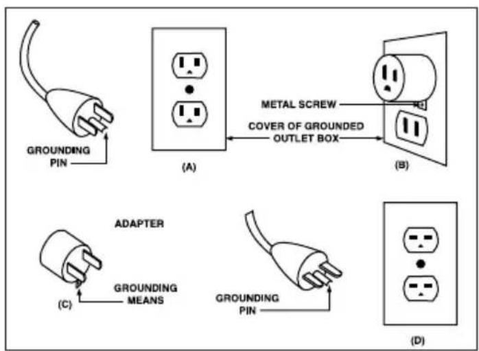 EHEIM universal 300 - GROUNDING INSTRUCTIONS - 1