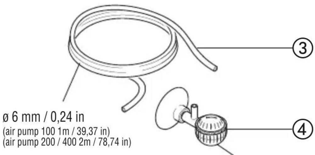 EHEIM air pump 200 - air pump 100 200 400 - 4