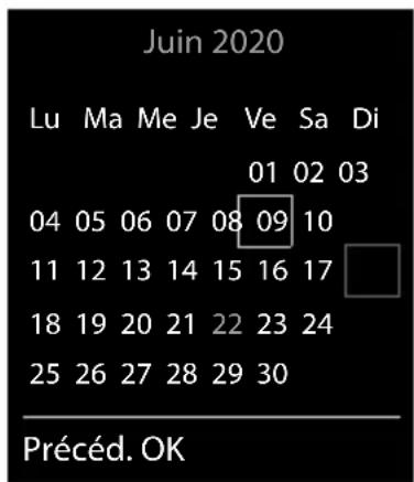 GIGASET CL770A - Calendrier - 1