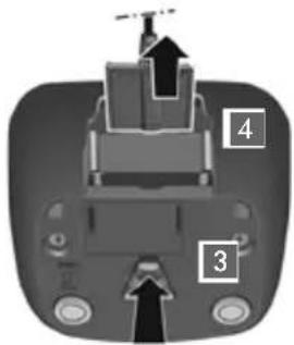 GIGASET AS435A - Raccordement du chargeur (s'il est fourni) - 2