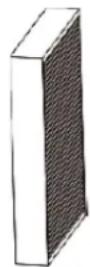 Heylo HL 800 PLUS - Filtro combinato composto da filtr o carbone e filtro per materiale in sospensione HEPA H14 - 1