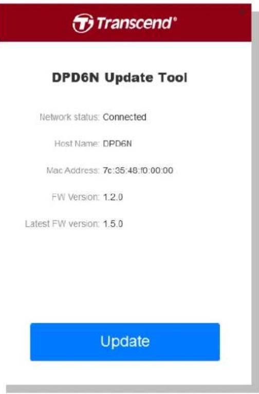 TRANSCEND TSDPD6N - 2-4 Mise à jour du firmware - 2