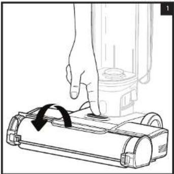SHARK Hydrovac XL WD101 - MANUALLY CLEANING THE BRUSHROLL - 1