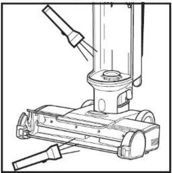 SHARK Hydrovac XL WD101 - Vérification de la présence d'obstructions - 1
