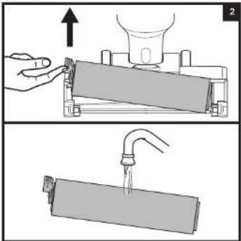 SHARK Hydrovac XL WD101 - MANUALLY CLEANING THE BRUSHROLL - 2
