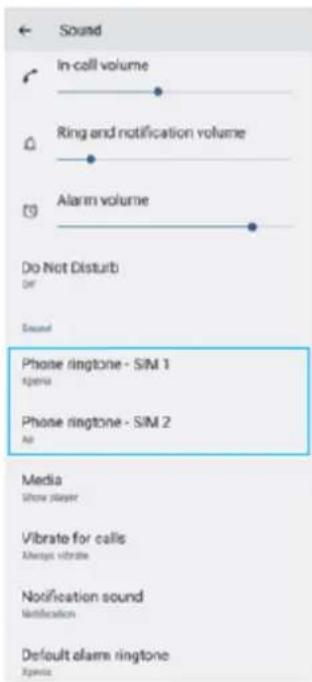 SONY Xperia 5 IV - Définition de la sonnerie - 1