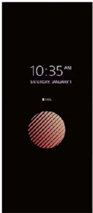 SONY Xperia 5 IV - Affichage en mode veille - 1