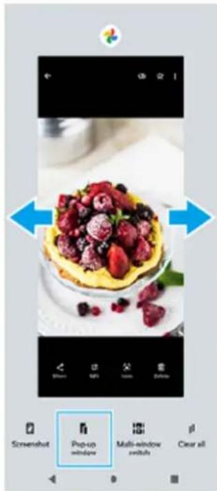 SONY Xperia 5 IV - Utilisation du mode fenêtre contextuelle - 3