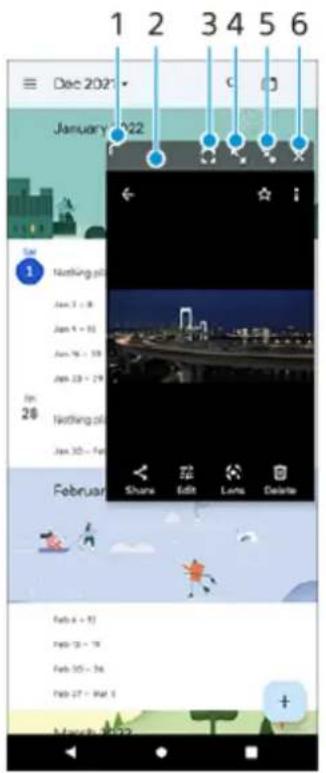 SONY Xperia 5 IV - Présentation de la fenêtre contextuelle - 1