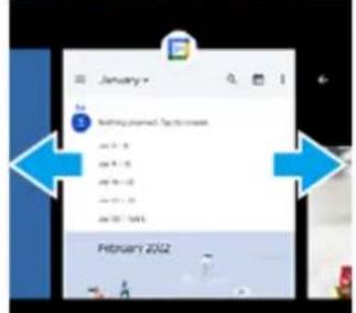 SONY Xperia 5 IV - Affichage des applications en mode écran fractionné à l'aide de (bouton aperçu) - 4