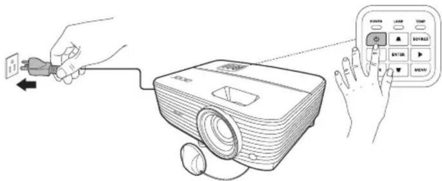 ACER PD2325W - Accéder au mode de téléchargement - 1