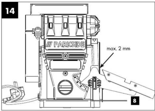 PARKSIDE PBTS 370 B2 - SZLIFIERKA TASMOWO-TALERZOWA - 15
