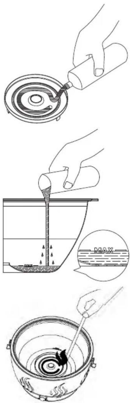 Grillmeister AG 34 C1 - Égésveszély! - 1